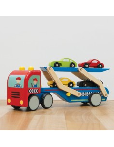 CAMION DE TRANSPORT DE VOITURES DE COURSE 2
