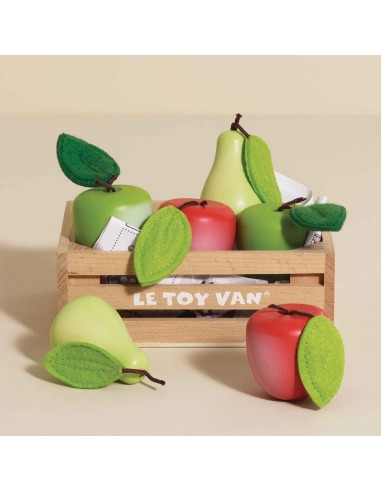 CAGETTE DE POMMES ET POIRES DU MARCHÉ