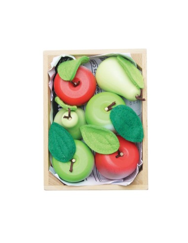 CAGETTE DE POMMES ET POIRES DU MARCHÉ