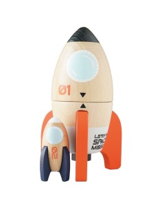 DUO DE FUSÉES DE L'ESPACE MAGNÉTIQUES 2