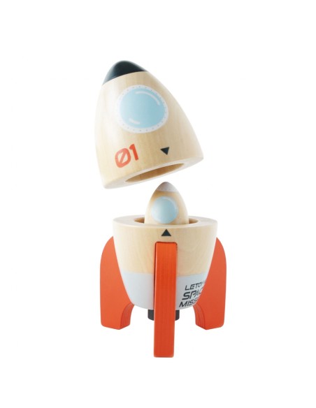 DUO DE FUSÉES DE L'ESPACE MAGNÉTIQUES