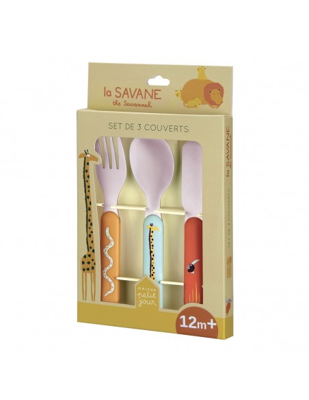 SET DE 3 COUVERTS SAVANE