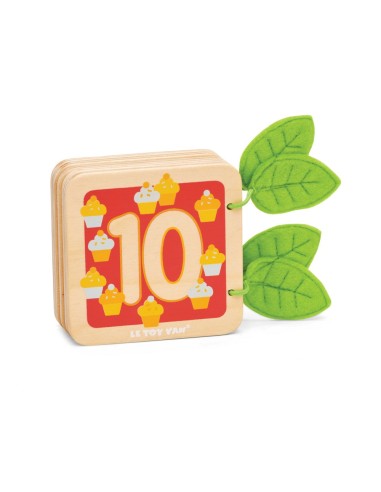 LIVRE EN BOIS - JE COMPTE DE 1 À 10