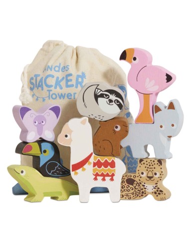 ANIMAUX DE LA JUNGLE À EMPILER