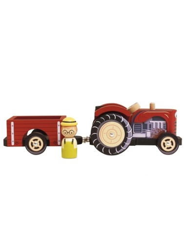 LE TRACTEUR ET SA REMORQUE