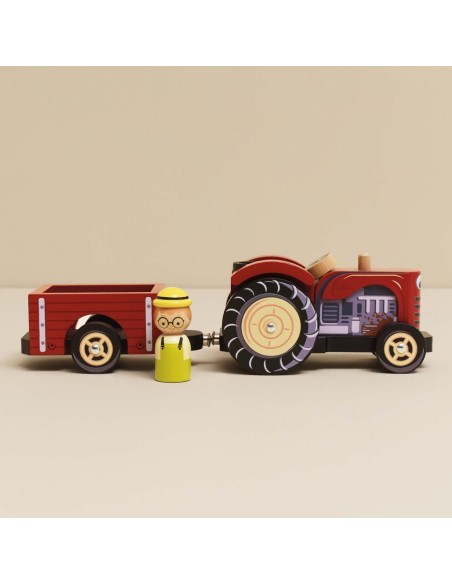 LE TRACTEUR ET SA REMORQUE
