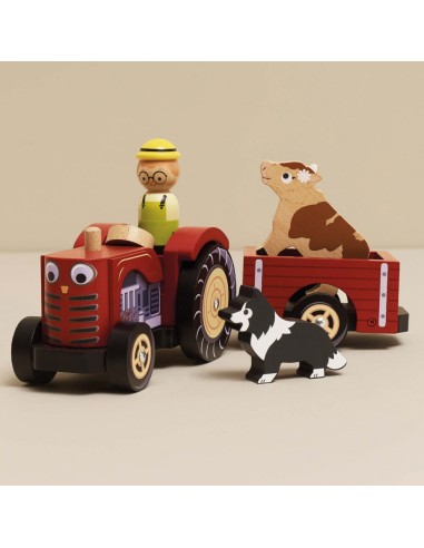 LE TRACTEUR ET SA REMORQUE