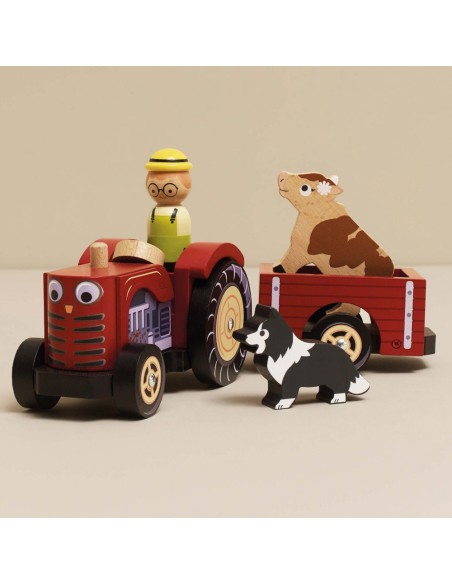 LE TRACTEUR ET SA REMORQUE
