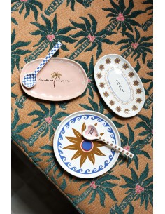 Plateau oval palmiers 2