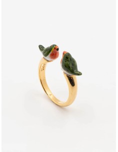 Bague FaceToFace rouge-gorge