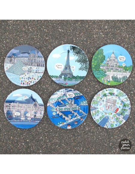 ASSIETTE À DESSERT PARIS ''NOTRE DAME''