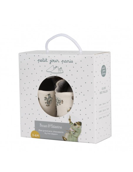 MES 1ER CHAUSSONS ERNEST ET CÉLESTINE 6-12 MOIS