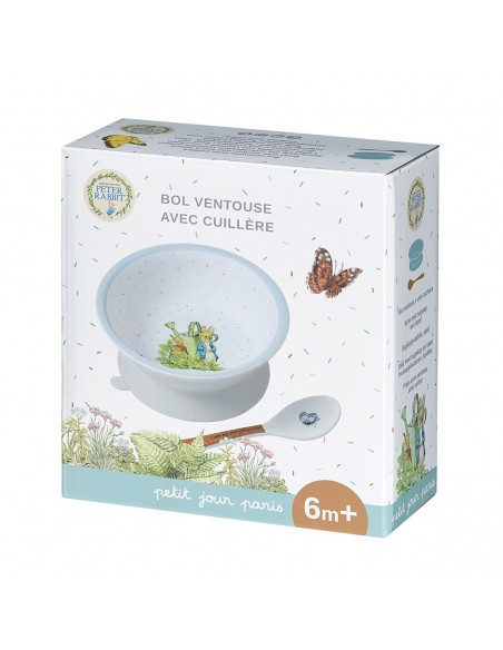 BOL VENTOUSE AVEC CUILLÈRE PIERRE LAPIN