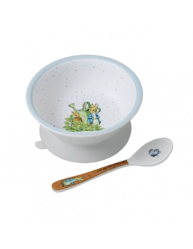 BOL VENTOUSE AVEC CUILLÈRE PIERRE LAPIN