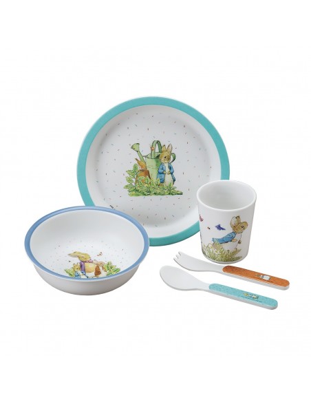 COFFRET CADEAU 5 PIÈCES PIERRE LAPIN BLEU