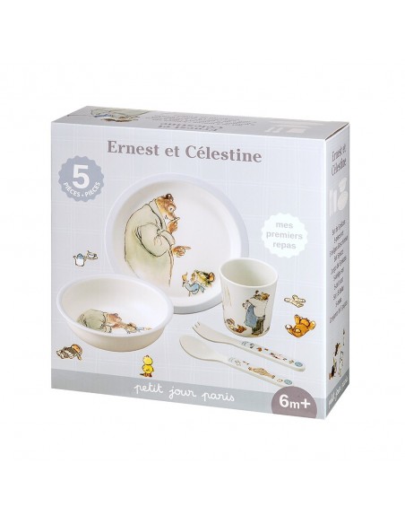 COFFRET CADEAU 5 PIÈCES ERNEST ET CÉLESTINE