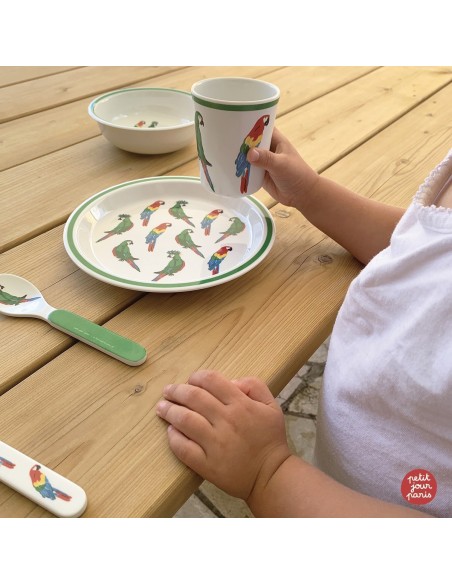 COFFRET CADEAU 5 PIÈCES LES PERROQUETS