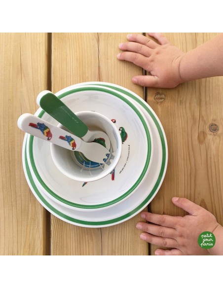 COFFRET CADEAU 5 PIÈCES LES PERROQUETS