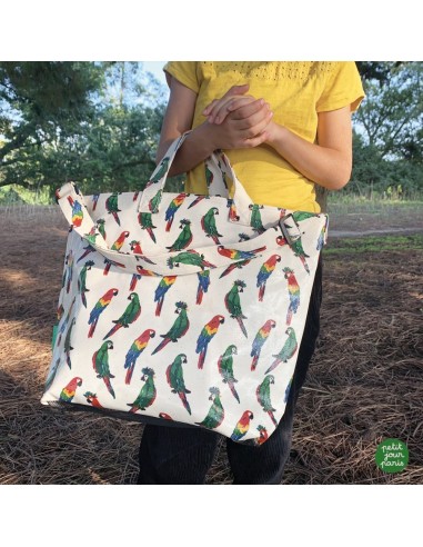 CABAS ANTI-SABLE LES PERROQUETS