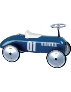 PORTEUR VOITURE VINTAGE BLEU PÉTROLE
