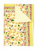 Plaid matelassé réversible sarong BRAZILIAN FLOWERS