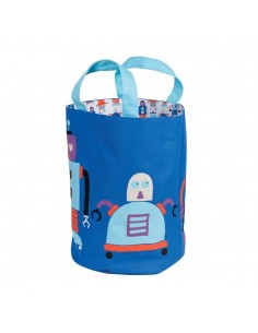 corbeille à jouets / linge les robots 2