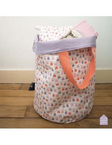 corbeille à jouets / linge les poupées