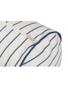 Coussin Java - Blue thin stripes natural 2