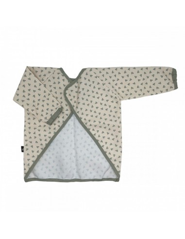 Bavoir à manches les lapins