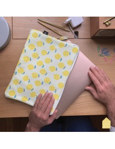 Housse ordinateur les citrons 2