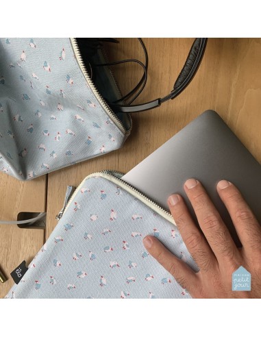 Housse ordinateur les mouettes