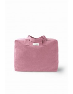 ELZÉVIR LE GRAND SAC WEEKEND Coton recyclé bois de rose