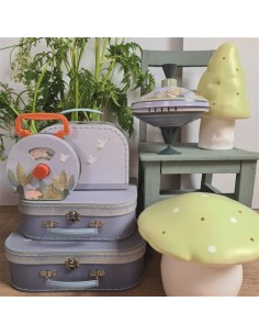 LAMPE CHAMPIGNON MOYEN OLIVE 2