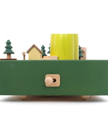 Boîte à musique Train au Printemps