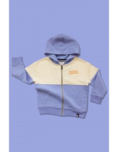 Hoodie Bigoût vanille/myrtille