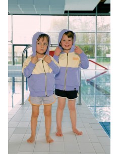 Hoodie Bigoût vanille/myrtille 2