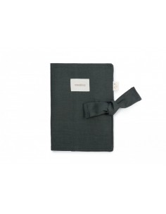 Lin français protège carnet de santé A5 • green blue