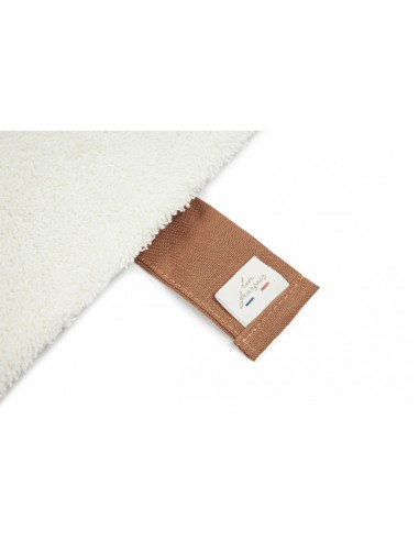 Lin français tapis à langer imperméable • noisette