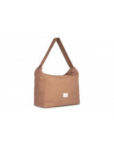 Lin français sac pour poussette • noisette