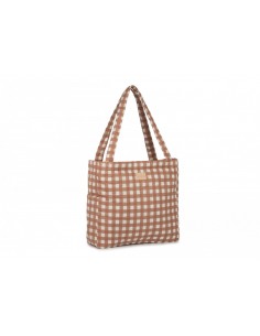 Hyde Park sac à langer xxl • Terracotta Checks en stock
