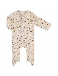 Onesie avec pieds - Babbling Birds