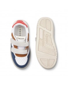 BASKETS EN CUIR DREW MIDNIGHT NAVY MULTI MIX 2