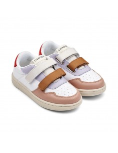 BASKETS EN CUIR DREW GOLDEN CARAMEL MULTI MIX