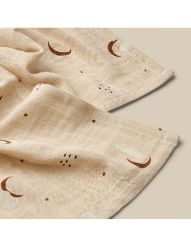 LOT DE 2 LANGES EN MOUSSELINE LEWIS STARGAZER /...