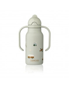 GOURDE EN ACIER KIMMIE 250 ML VEHICLES / DOVE BLUE