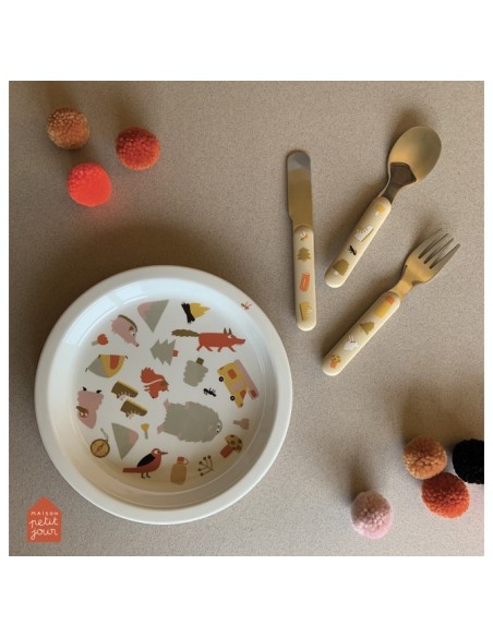 Assiette bébé de l'aventure