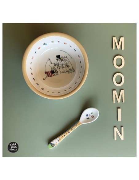 Bol ventouse avec cuillère Moomin