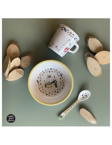 Bol ventouse avec cuillère Moomin