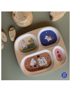 Plateau à 4 compartiements Moomin 2