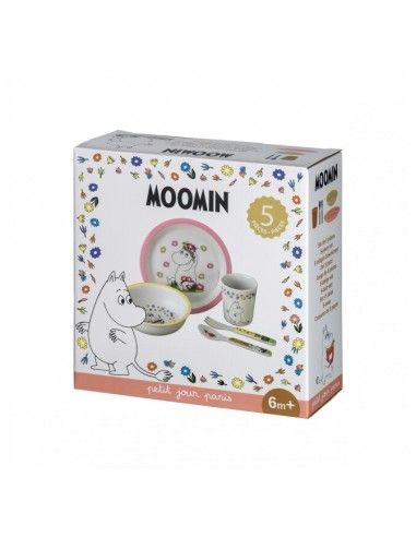 Coffret cadeau 5 pièces Moomin Rose